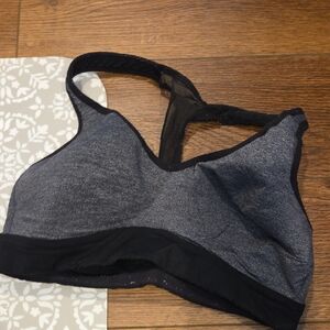 Charcoal and Black Lululemon Sports Bra